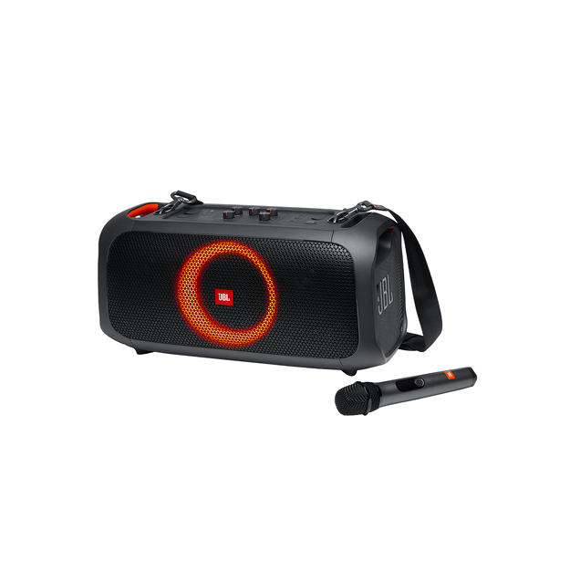 مكبر صوت محمول للحفلات مزود بأضواء مدمجة وميكروفون لاسلكي JBL Partybox On-The-Go