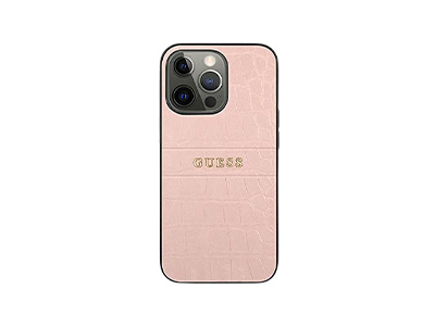 Guess Phone Case for iPhone 13 Pro باللون الوردي